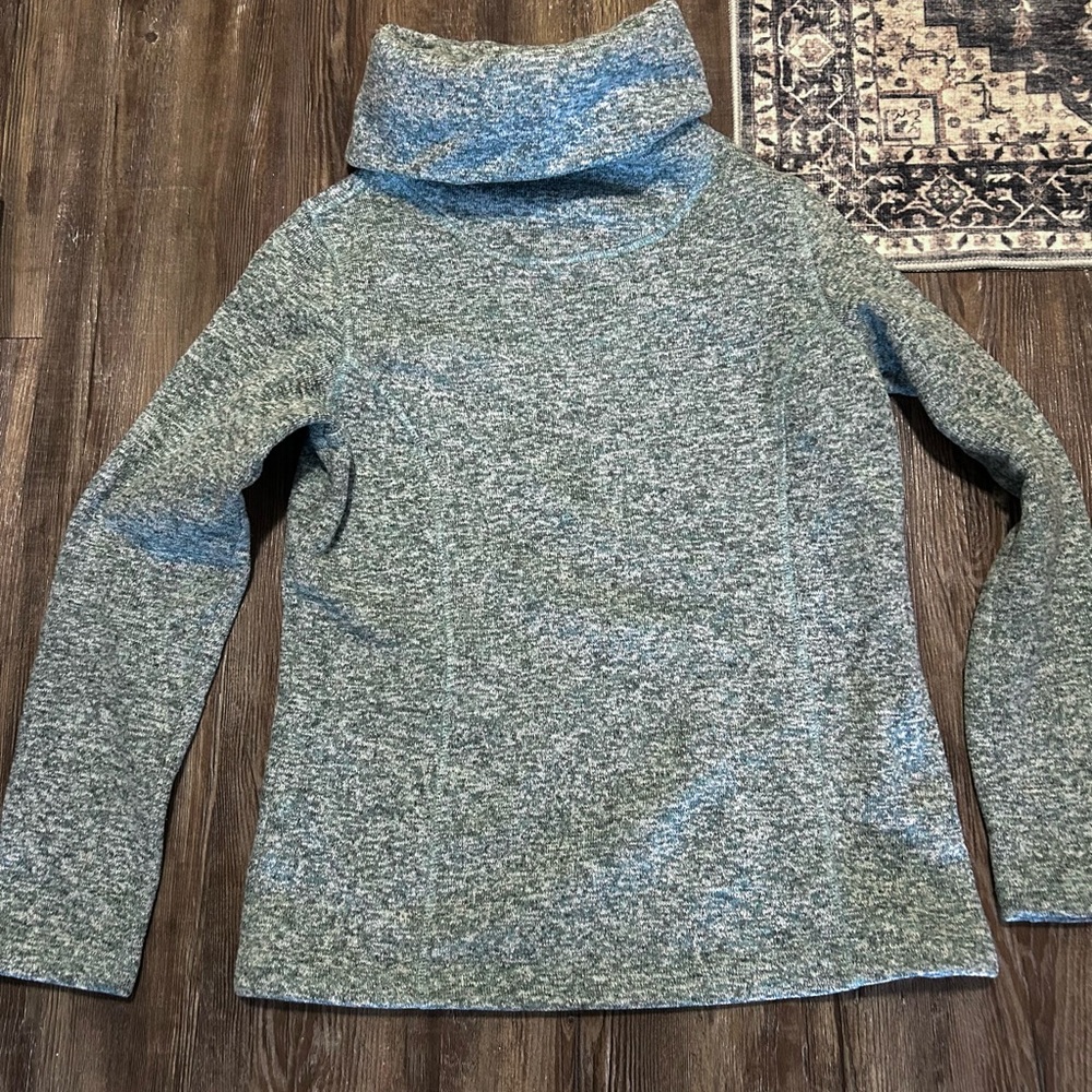 Mountain Warehouse Blue Cowl Neck Pullover Sweater size 12